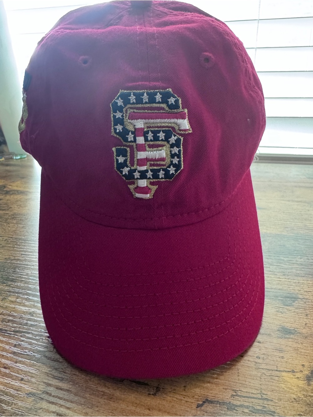New Era 9TWENTY San Francisco Giants Patriotic Stars & Stripes logo